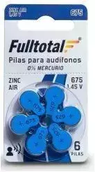 PILA AUDIFONO FULLTOTAL 675 - BLISTER 6 UNIDADES - FULLTOTAL - comprar online
