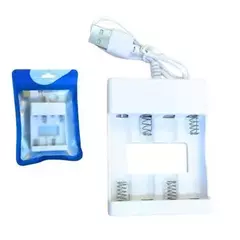 CARGADOR 4 PILAS AA/AAA 1.2 NH POR USB CON CABLE EN BOLSA - comprar online