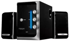 home theater 2.1 noga 50w pc tv dvd - comprar online