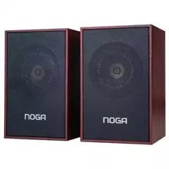 PARLANTE NOGA 6W MADERA PLUG 3.5 USB MULTIMEDIA 2.0 - comprar online