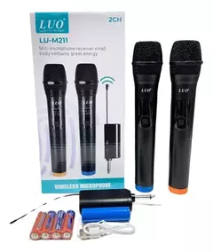 Micrófono Doble LUO LU-M212 Inalambrico - TXHOUSE