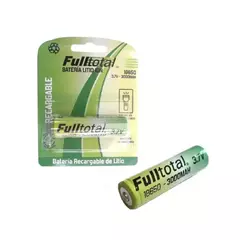 PILA BATERIA RECARGABLE ESPECIAL 18650 3.7V 3000MAH FULLENERGY CON TETON - comprar online