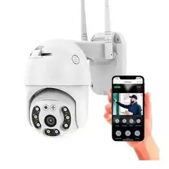 CAMARA SEGURIDAD IP WIFI EXTERIOR Lente 3.6mm 2560×1440 INFRARROJO con fuente - comprar online