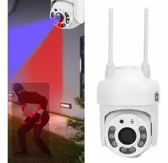 CAMARA SEGURIDAD IP WIFI EXTERIOR Lente 3.6mm 2560×1440 INFRARROJO con fuente - TXHOUSE