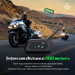 x2 Intercomunicadores Bluetooth Moto V6 Pro+ Single Look Earth moto