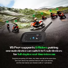 x2 Intercomunicadores Bluetooth Moto V6 Pro+ Single Look Earth moto - comprar online