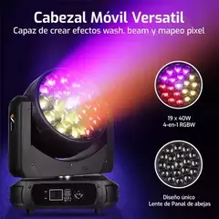 Venetian VT-M1940: Cabezal Móvil con 19 LEDs RGBW de 40W en internet
