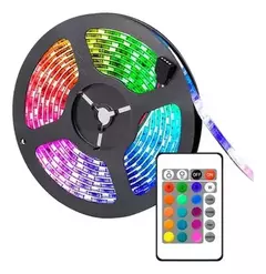 tira led RGB blanco 5050 apto exterior - comprar online