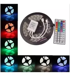 Tira Led Luces 5050 Rgb Diy Mas Efectos 44 Teclas Completo 5 mts - comprar online