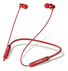 AURICULARES MANOS LIBRES NUQUERO DEPORTIVO ROJO 6HS CONTROL VOLUMEN - comprar online