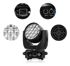 Venetian VT-M1915 cabezal móvil de 285W con 19 LEDs RGBW de 15W - TXHOUSE