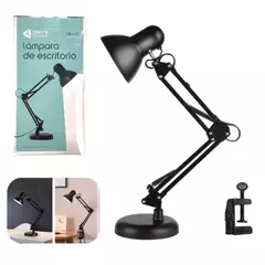 VELADOR LAMPARA DE MESA CON BRAZO LARGO DE METAL LUZ VELADOR BASE O GANCHO - comprar online