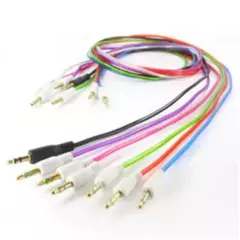 CABLE 3.5 PLUG A 3.5 PLUG 1.5 MTS MALLADO DE TELA VARIOS COLORES - comprar online
