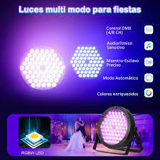 Venetian Vt-pc120 Tacho Par Led Flat Rgb 60x2 WatT - tienda online