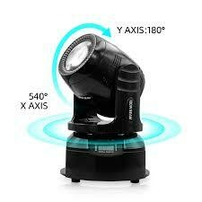 Cabezal Móvil Beam 100 Watt Gbr Dmx Gobos Prisma Aro De Luz - comprar online
