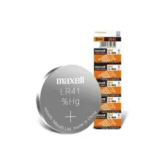 PILA `LR41`MAXELL ALCALINA PILA BOTON AG3 EQUIVALENTE 392, SR41W, V392, 392, D392, S736E, 2478, LR41, 280-13, L736, SR41 - comprar online