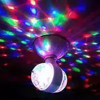 luz giratoria doble rgb - comprar online