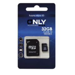 MEMORIA 32GB CLASE 10 ONLY ADAPTADOR SD - comprar online