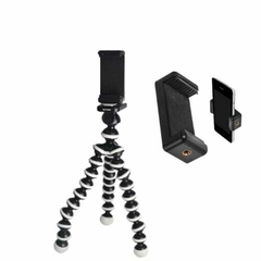 TRIPODE MESA GORILA FLEXIBLE 25CM CON SOPORTE ADAPTADOR PARA CELULAR TR1+ TR3 SKYWAY - comprar online