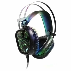 AURICULAR GAMER VINCHA CON MICROFONO Y LUZ LED NOGA ST-HYDRA 2 METROS NEGRO - comprar online