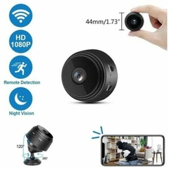 MINI CAMARA A9 WIFI HD RECARGABLE VISION NOCTURNA 2.5CMX4.4CM SOPORTE RANURA MICRO SD HASTA 128GB MICROFONO BATERIA 2HS en internet