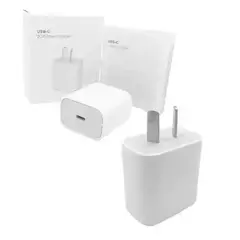 CARGADOR CABEZAL 220V A USB TIPO C HEMBRA CARGA RAPIDA 20W - comprar online