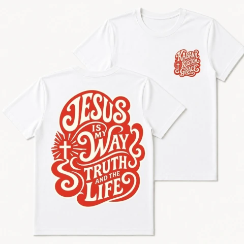 Camiseta Branca Jesus Is My Way