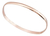 Pulsera Esclava Redondeada Acero Cardinal Dorada Para Regalo