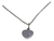 Conjunto Dije Corazón Plata 925 Chico Listo Para Regalo