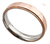 Anillo Alianza Unisex Rose Acero Listo Para Regalo