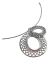 Colgante Oval Calado Doble Acero Cardinal Listo Para Regalo