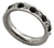 Anillo Sin Fin Strass 2 Mm Mixto Acero Cardinal Para Regalo
