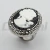 Anillo Acero Camafeo Cardinal Listo Para Regalo - comprar online