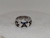 Anillo Plata 925 Con Piedras Ónix Listo Para Regalo - Modernajoyeria
