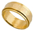 Anillo Acero Dorado Números Romanos Cardinal Para Regalo