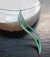 Dije Onda Esmaltada Verde Aqua Acero Cardinal Para Regalo - comprar online