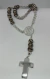 Denario Acero Blanco Piedra Ng San Benito Listo Para Regalo - Modernajoyeria
