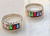 Anillo Plata 925 Y Oro Duble Piedras Multicolor Para Regalo en internet