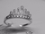 Anillo Corona Fino Medida Regulable Plata 925 Para Regalo - comprar online