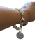 Pulsera Acero Blanco Cardinal Dije Moneda Lista Para Regalo