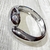 Pulsera plateada metal