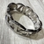 Pulsera plateada metal