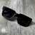 Gafas Square marco negro vidrio negro - comprar online