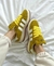 Cordones Anchos V-Max Amarillos