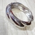 Pulsera plateada metal