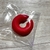 Cuff rojo rayas