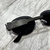Gafas Celine marco Plata Vidrio Negro - comprar online