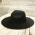 Sombrero paño negro