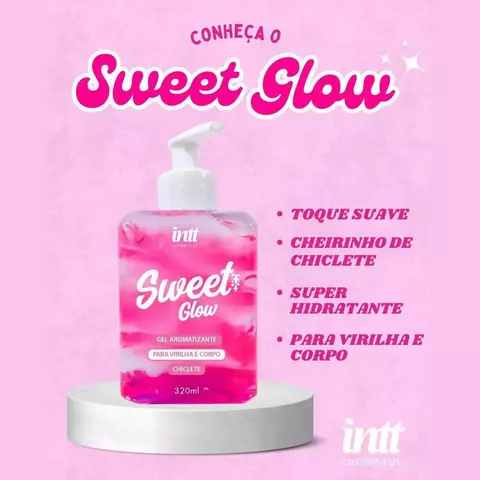 SWEET GLOW Hidratante Para Virilha E Corpo Sweet Glow Chiclete 320ml