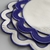 Jogo Americano Impermeável Bordado Margarida Roxo - Casa Luz - Compre os melhores itens de mesa posta